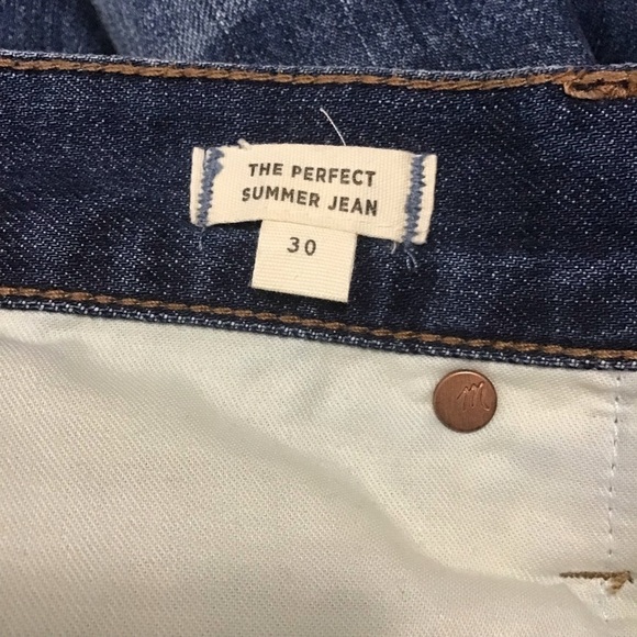 Madewell The Perfect Summer Jean: Destructed Edition Size 30. - Picture 11 of 14